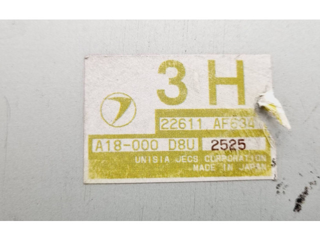 Pojistková skříňka Блок управления двигателем ECU A18000D8U, 22611AF634   Subaru Impreza II 2002