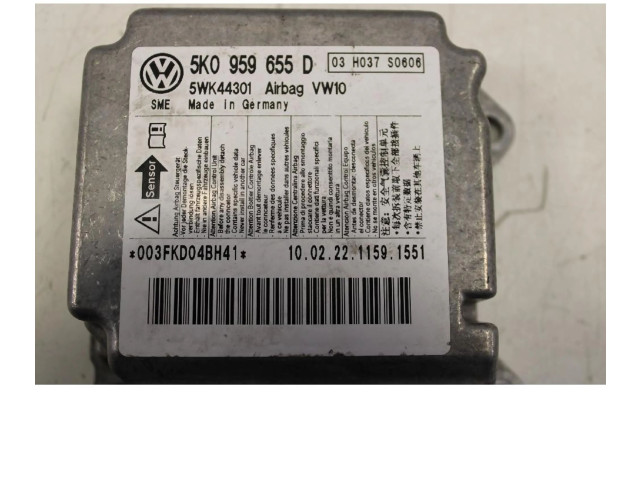 Блок подушек безопасности 5K0959655D   Volkswagen Golf Plus