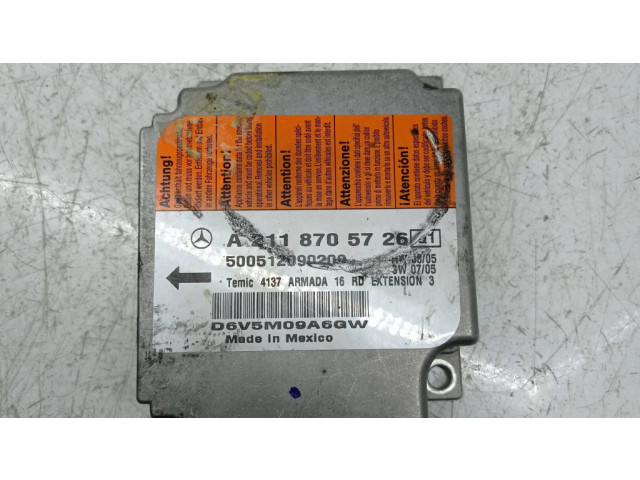 Блок подушек безопасности a2118705726   Mercedes-Benz CLS C219
