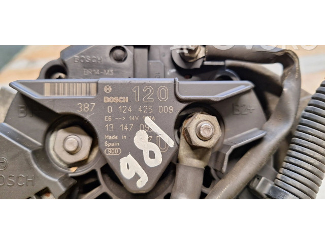 Генератор 13147093, 0124425009   Opel Meriva A      