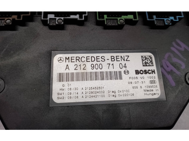 Pojistková skříňka Řídící jednotka BSM A2129007104, F005V01002   Mercedes-Benz CLK AMG A208 C208 2011
