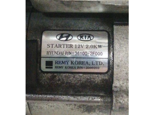 Стартер     36011517612, 36011517612    KIA Sorento 