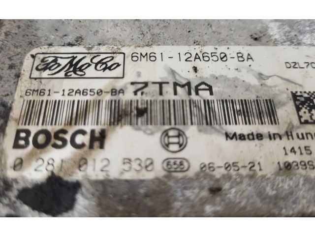 Řídící jednotka 6M6112A650BA, 0281012530   Mazda 3 I 2007