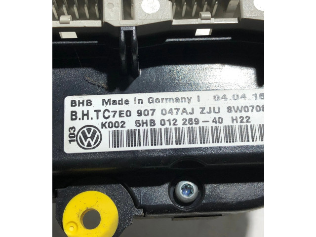 Блок управления климат-контролем 789843, 7E0907047AJ   Volkswagen Transporter  Caravelle T6