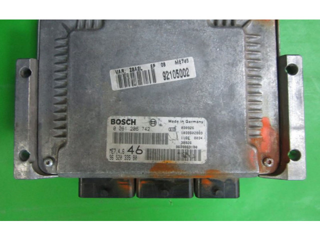 Řídící jednotka 9652033580, 0261206742   Peugeot 607 2000