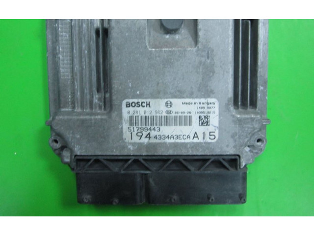 Řídící jednotka 51799443, 0281012962   Fiat Croma 2006
