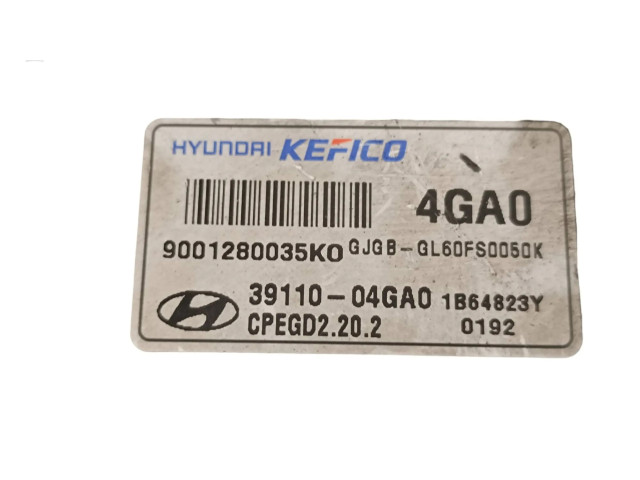 Řídící jednotka 3911004GA0, 1B64823Y   Hyundai i20 (PB PBT) 2008