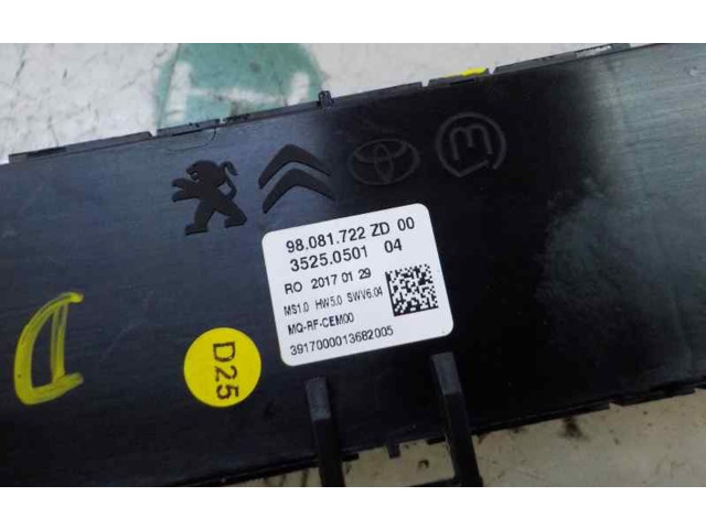 Блок управления климат-контролем 98081722ZD   Citroen Jumpy