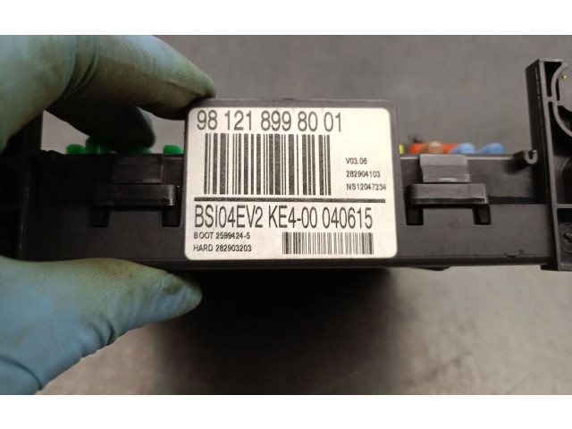 Pojistková skříňka Řídící jednotka BSM 9812189980, JOHSONCONTROLS   Peugeot 5008 2015
