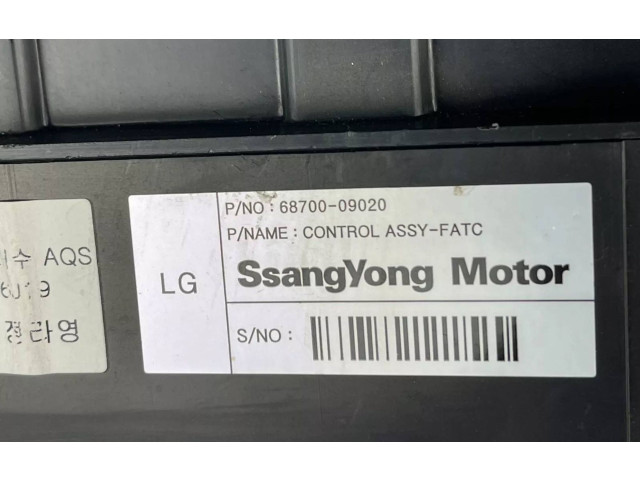 Блок управления климат-контролем 68700-09020, 6870009020   SsangYong Kyron