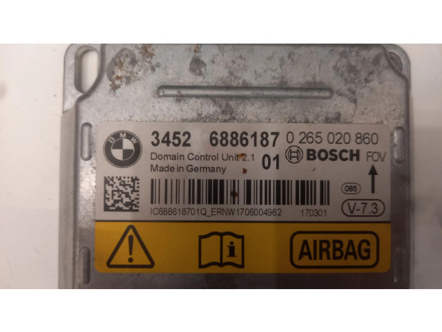 Блок подушек безопасности 0265020860, 6886187   BMW M3 F80