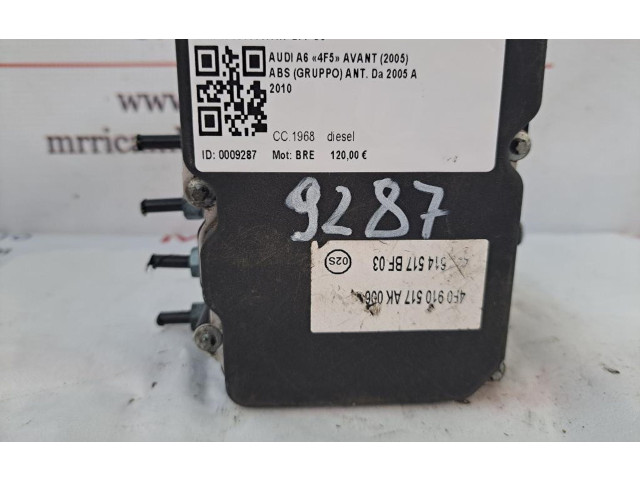Jednotka ABS 4F0910517AK, 4F0910517AK   Audi A6 S6 C6 4F 2005