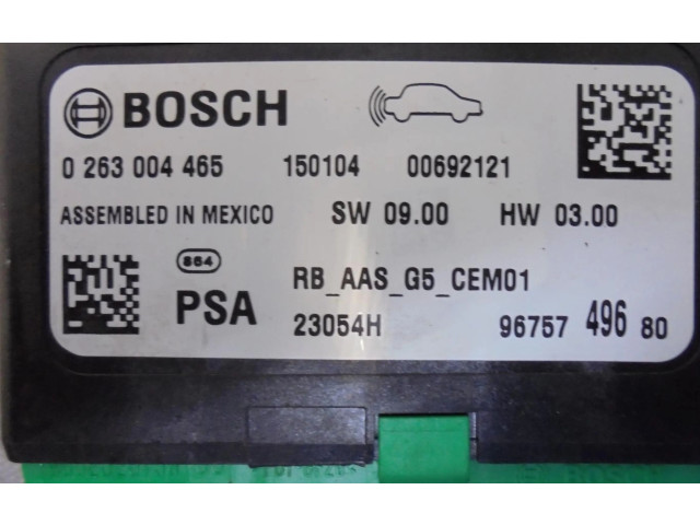 Řídící jednotka 9675749680   Peugeot 2008 I 2015