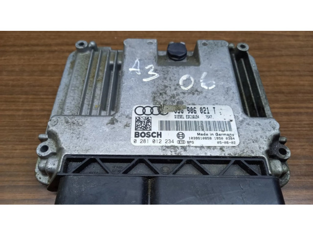 Řídící jednotka 03G906021T, 0281012234   Audi A3 S3 A3 Sportback 8P 2007