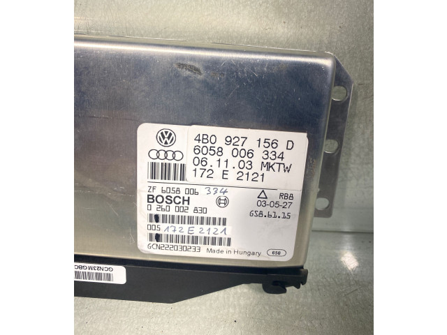 Блок управления коробкой передач 4B0927156D, 0260002830   Audi A6 Allroad C5