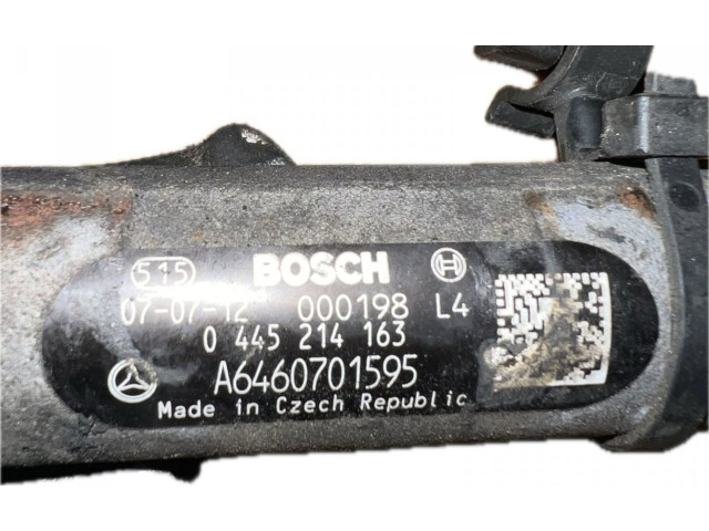 Vstřikovací lišta 0445214163, 0445214163   Mercedes-Benz Vito Viano W639    OM 646.982 