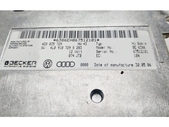Řídící jednotka 4E0035729   Audi Q7 4L 2006