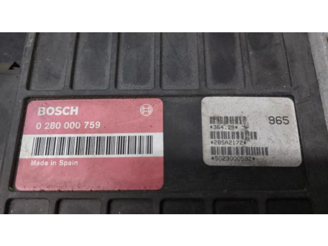 Řídící jednotka 0280000759   Fiat Uno 