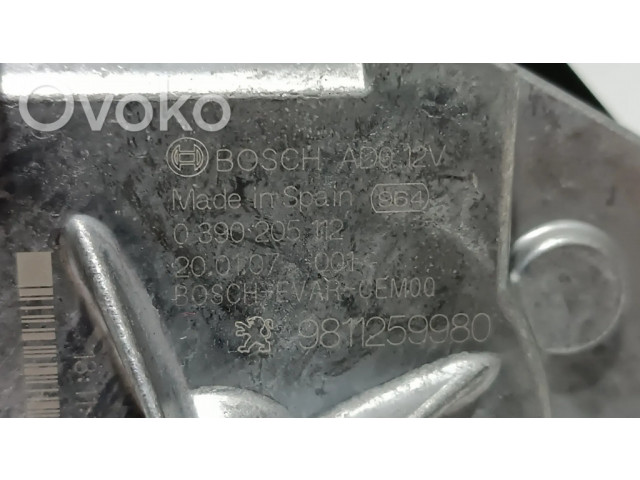 Моторчик заднего дворника 0390205112, 9811259980    Peugeot 5008 II